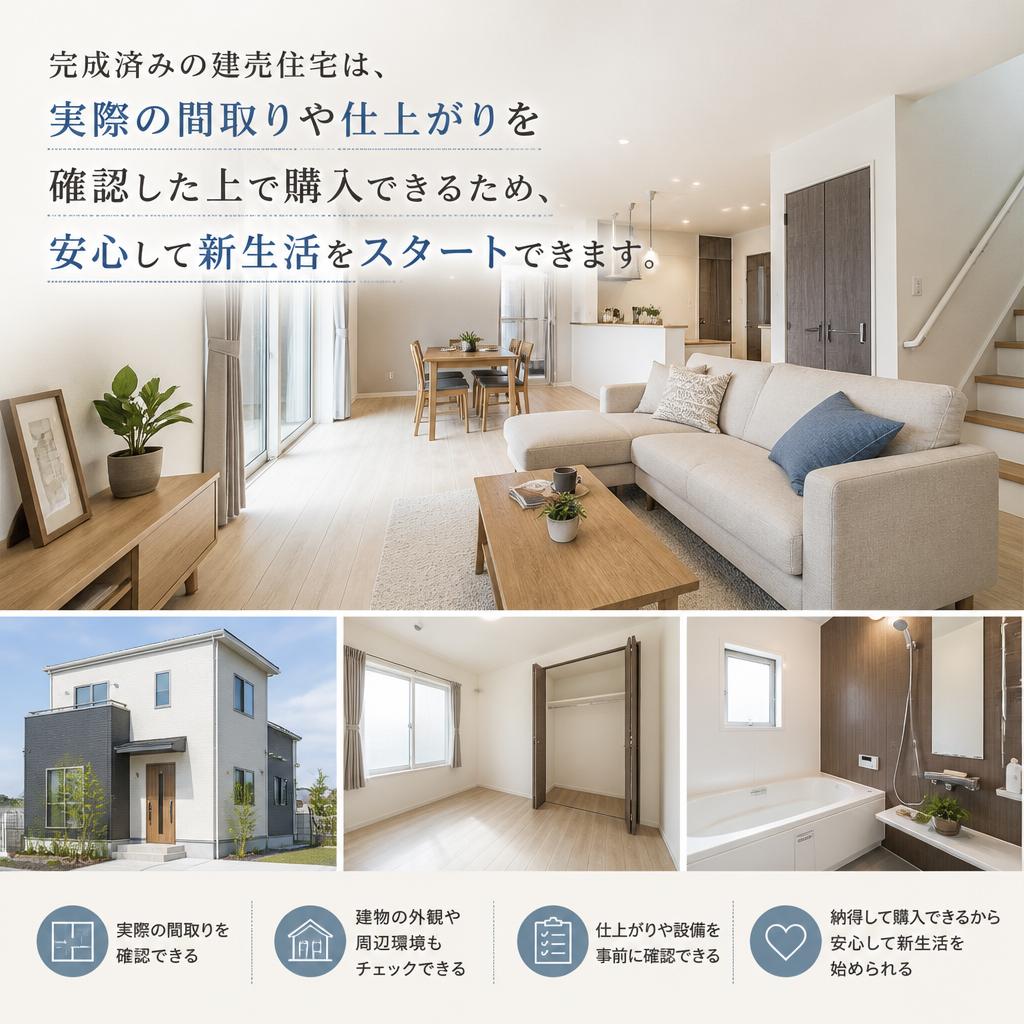 すぐに住める安心感
