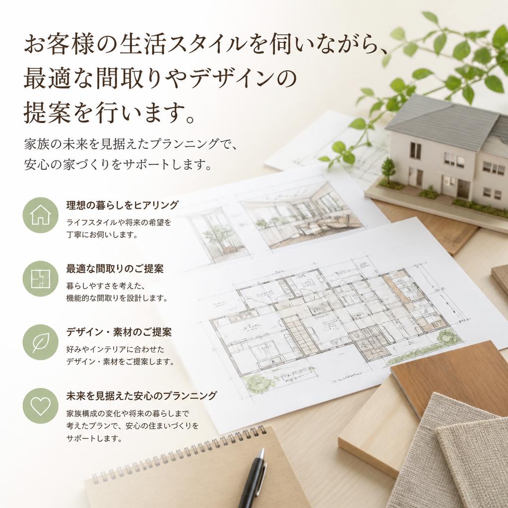 ライフスタイルに合わせた提案