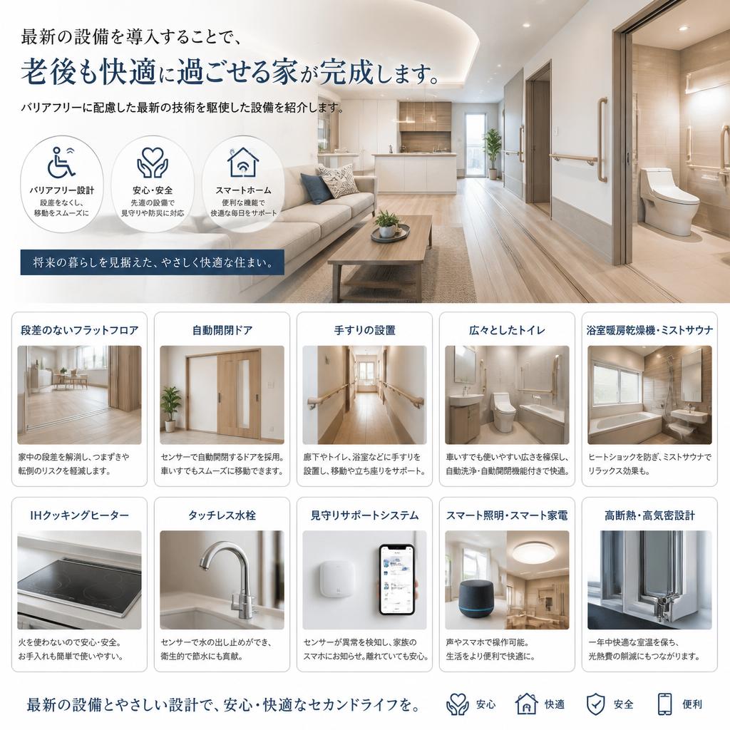 安心な生活のための設備