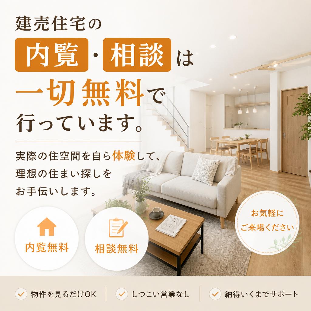 内覧・相談は無料