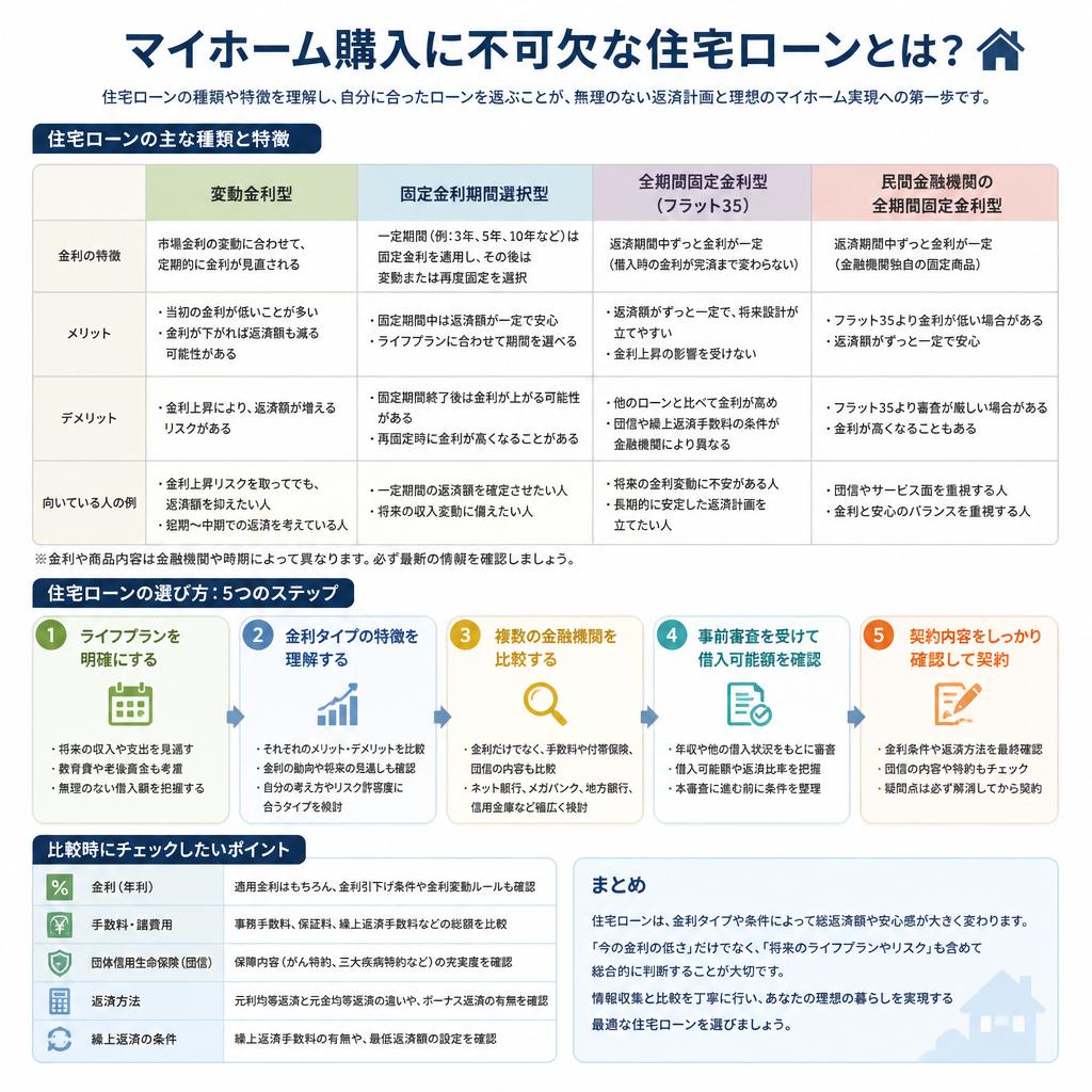 2. 住宅ローンの基本と選び方