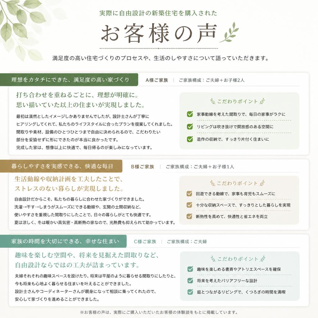 お客様の声